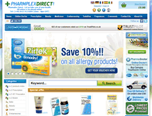 Tablet Screenshot of pharmplexdirect.com